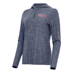 NHL Washington Capitals Antigua Women's Daybreak Quarter-Zip Hoodie - Heather Navy