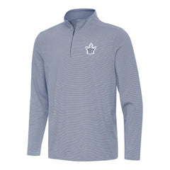 NHL Toronto Maple Leafs Antigua Twine Quarter-Zip Top - Navy