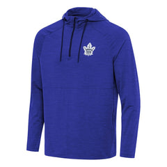 NHL Toronto Maple Leafs Antigua Spikes Quarter-Zip Hoodie - Heather Royal