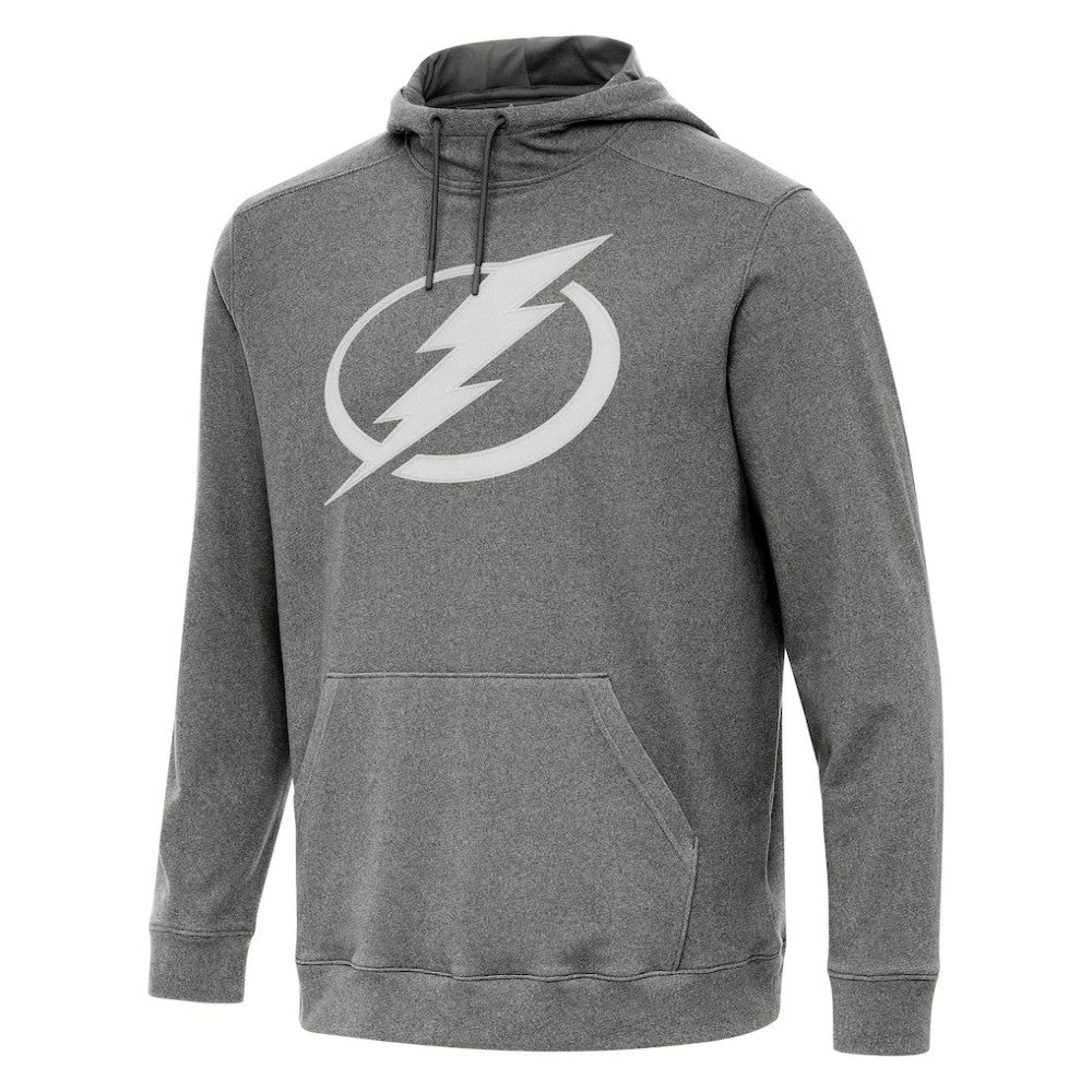 NHL Tampa Bay Lightning Antigua Cloud Pullover Hoodie - Heather Black