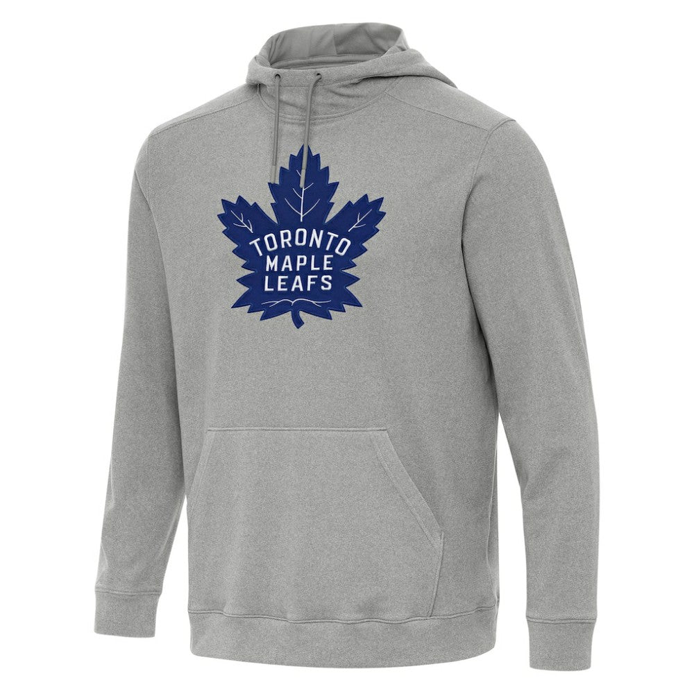 NHL Toronto Maple Leafs Antigua Cloud Pullover Hoodie - Heather Gray