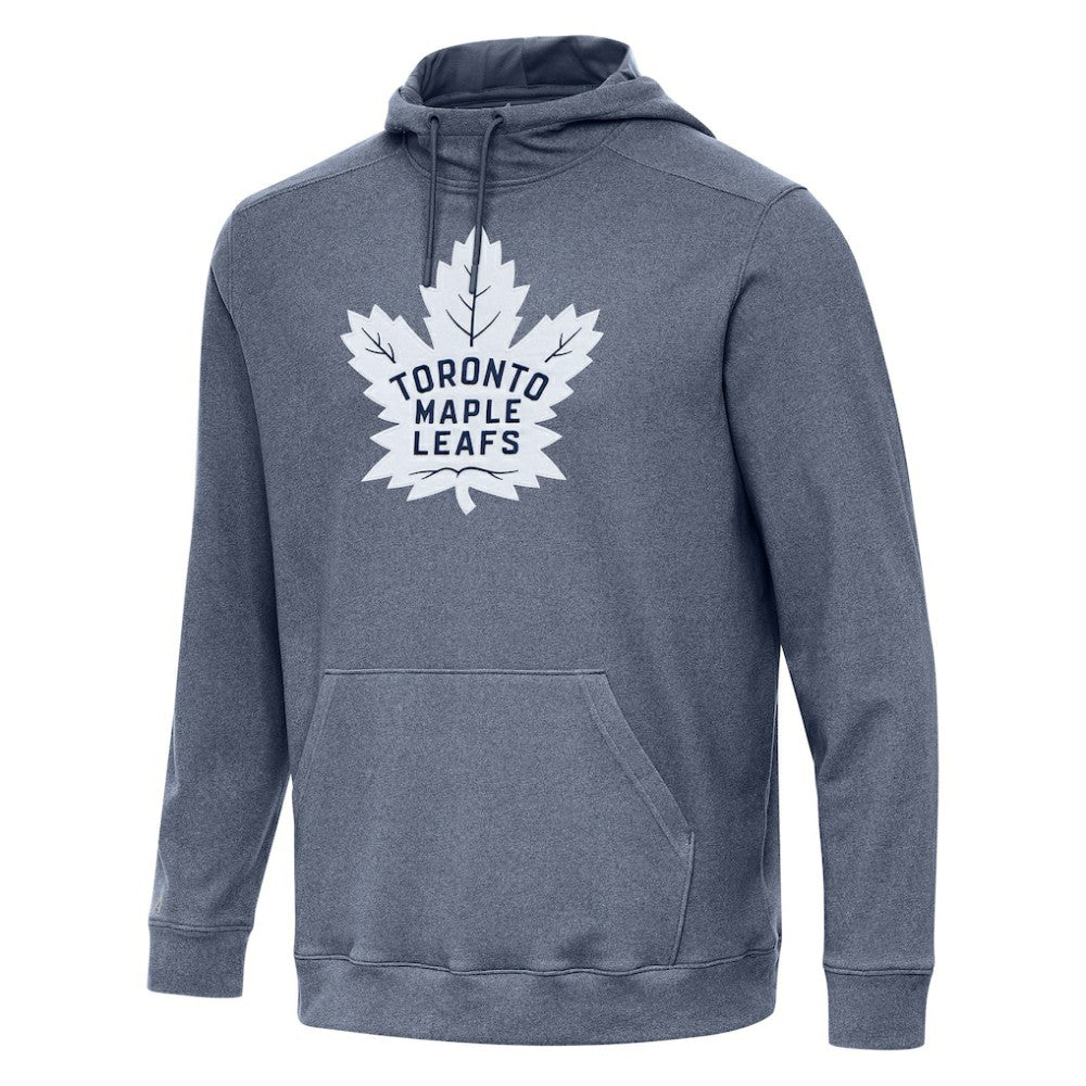 NHL Toronto Maple Leafs Antigua Cloud Pullover Hoodie - Heather Navy