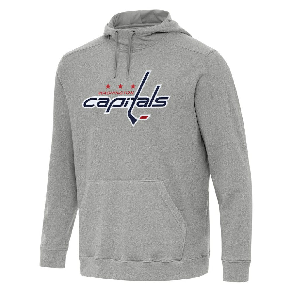 NHL Washington Capitals Antigua Cloud Pullover Hoodie - Heather Gray