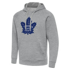 NHL Toronto Maple Leafs Antigua Big & Tall Victory Pullover Hoodie - Heather Gray