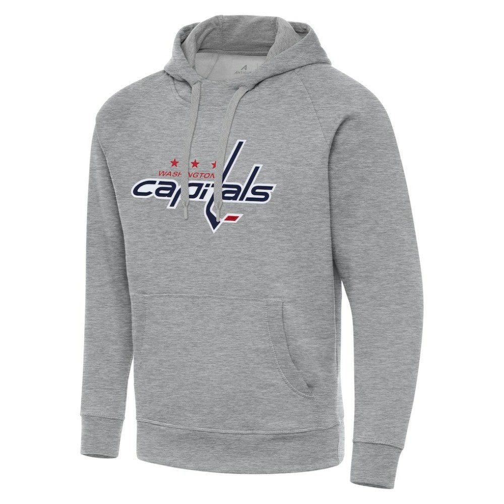 NHL Washington Capitals Antigua Big & Tall Victory Pullover Hoodie - Heather Gray
