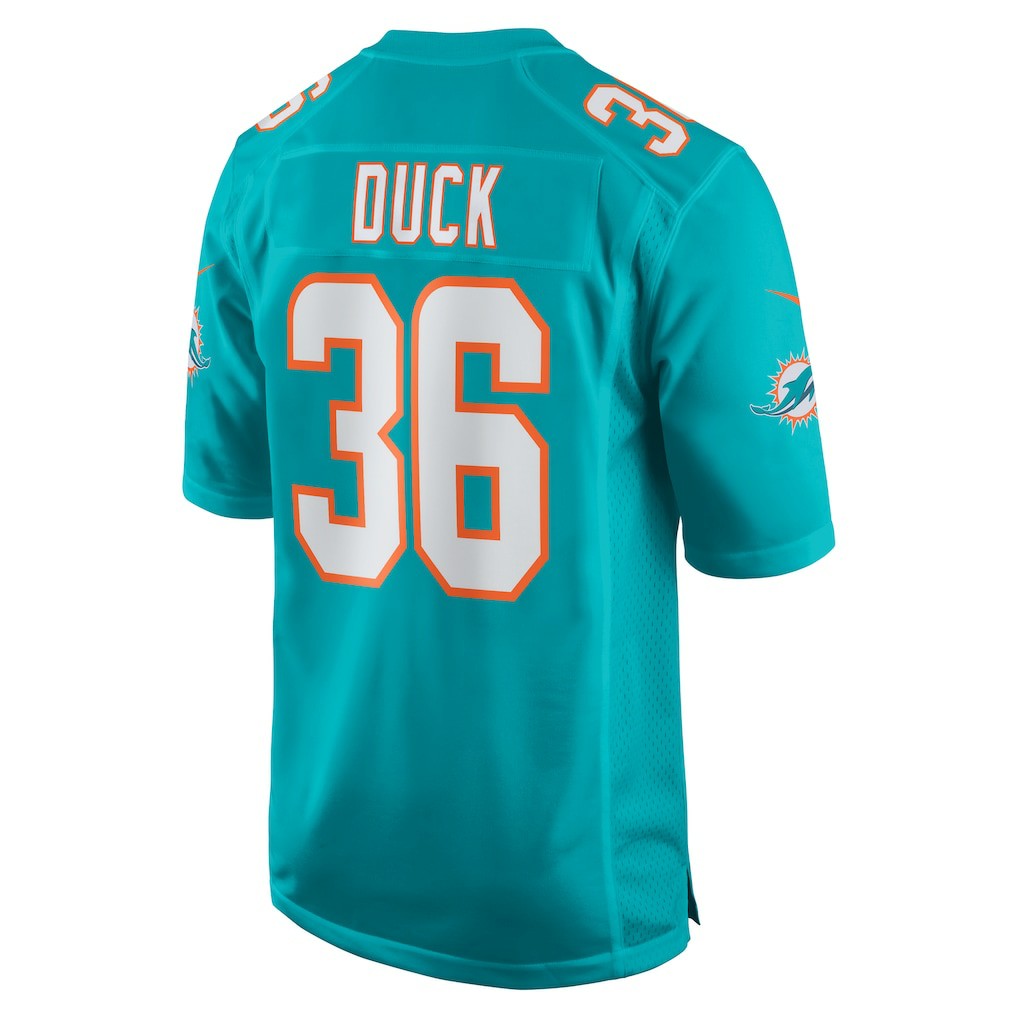 Storm Duck Miami Dolphins Game Jersey Aqua