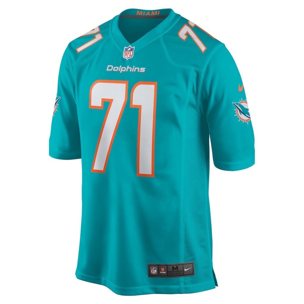 Kion Smith Miami Dolphins Game Jersey Aqua