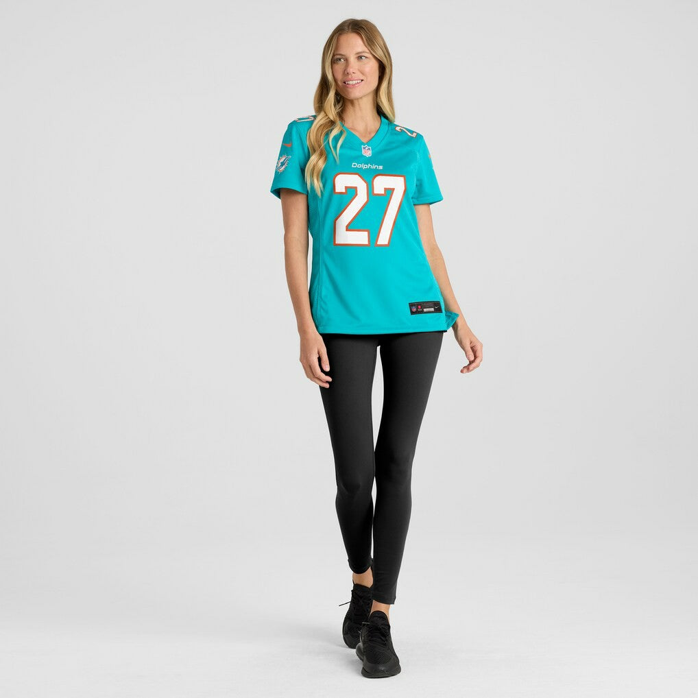 Ethan Bonner Miami Dolphins Women's Game Jersey Aqua