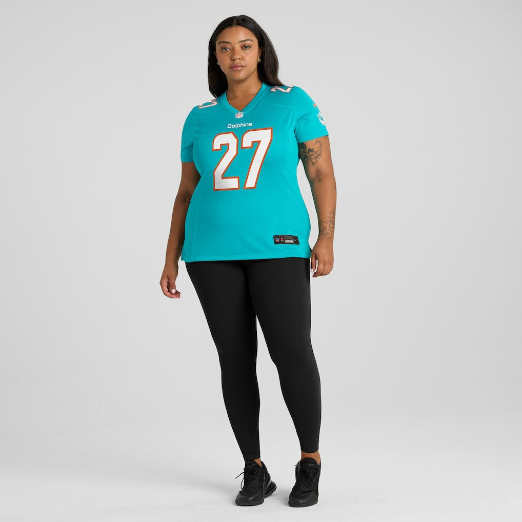 Ethan Bonner Miami Dolphins Women's Game Jersey Aqua