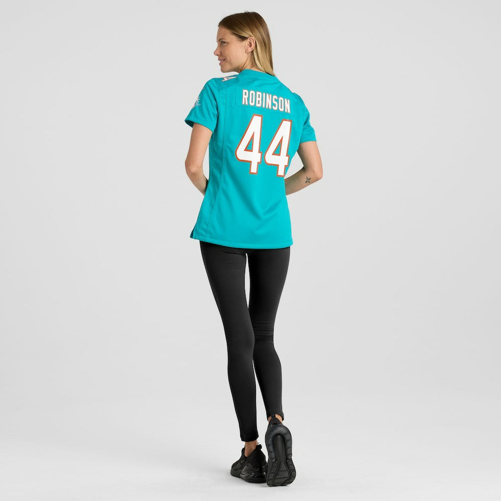Chop Robinson Miami Dolphins Women's Game Jersey Aqua