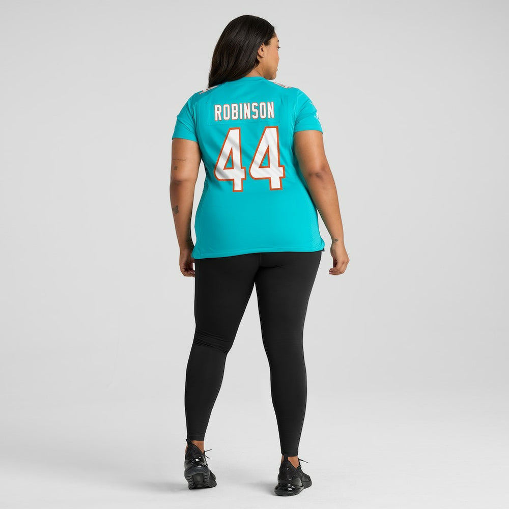 Chop Robinson Miami Dolphins Women's Game Jersey Aqua