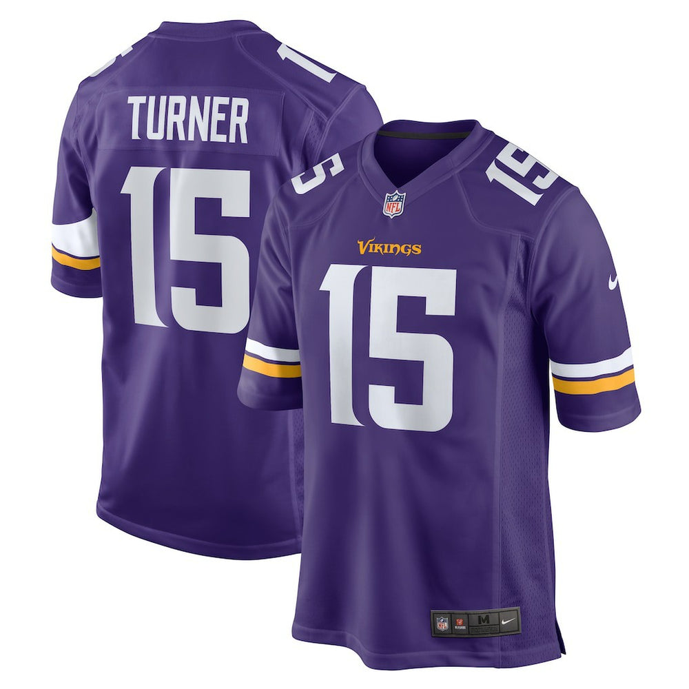 NFL Dallas Turner Minnesota Vikings Game Jersey - Purple
