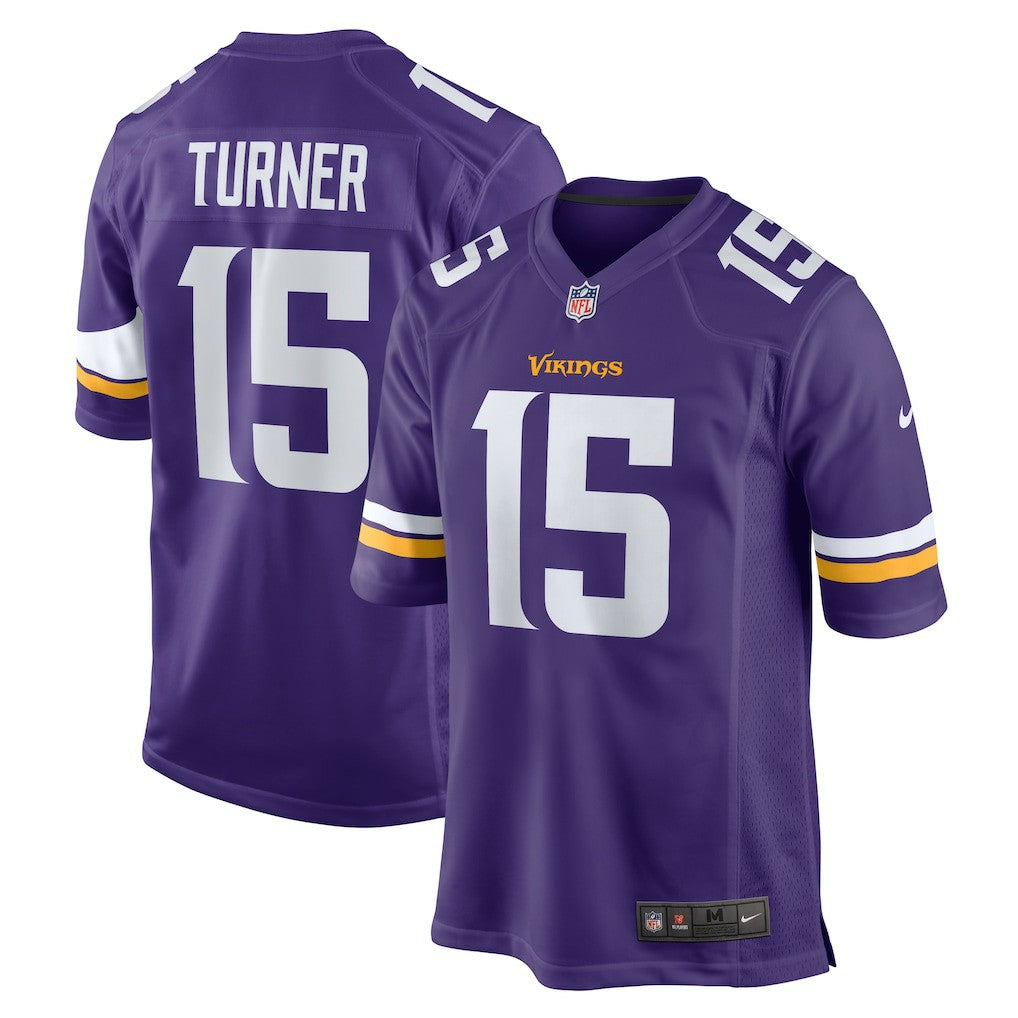 NFL Dallas Turner Minnesota Vikings Game Jersey - Purple