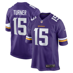 NFL Dallas Turner Minnesota Vikings Game Jersey - Purple
