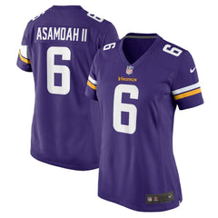 NFL Brian Asamoah II Minnesota Vikings Women's Game Jersey - Purple