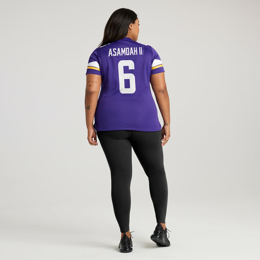 NFL Brian Asamoah II Minnesota Vikings Women's Game Jersey - Purple