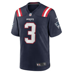 NFL Demario Douglas New England Patriots Game Jersey - Navy