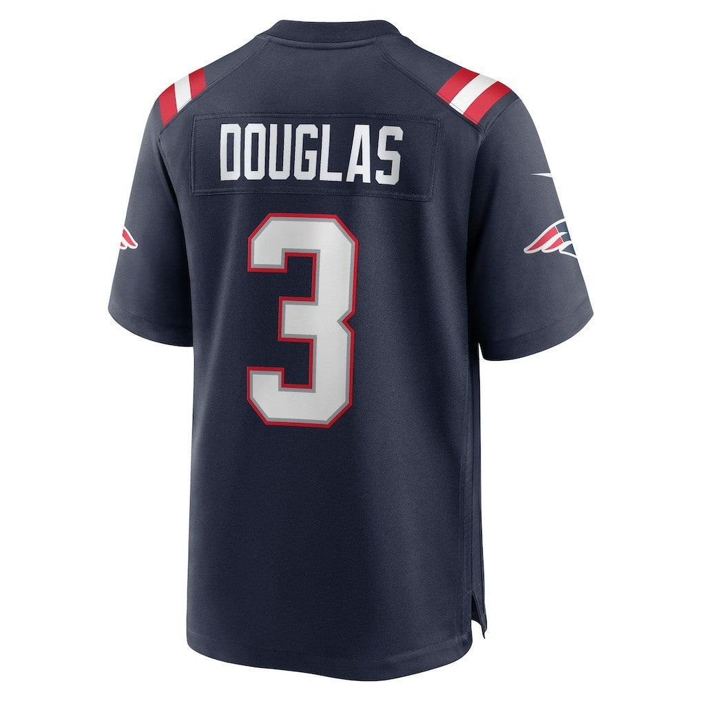 NFL Demario Douglas New England Patriots Game Jersey - Navy