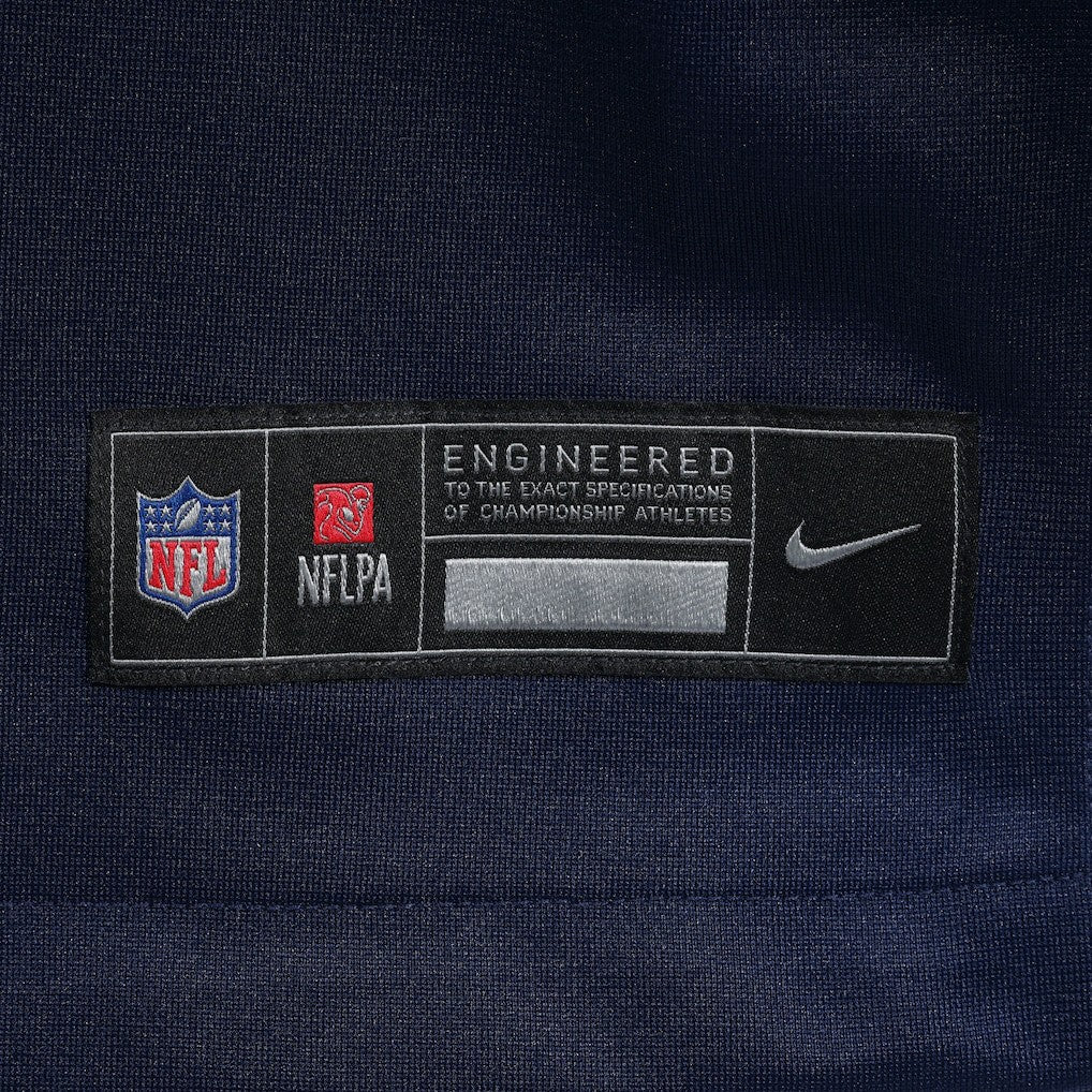 NFL Caedan Wallace New England Patriots Game Jersey - Navy