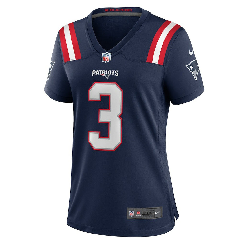 NFL Demario Douglas New England Patriots Women's Game Jersey - Navy