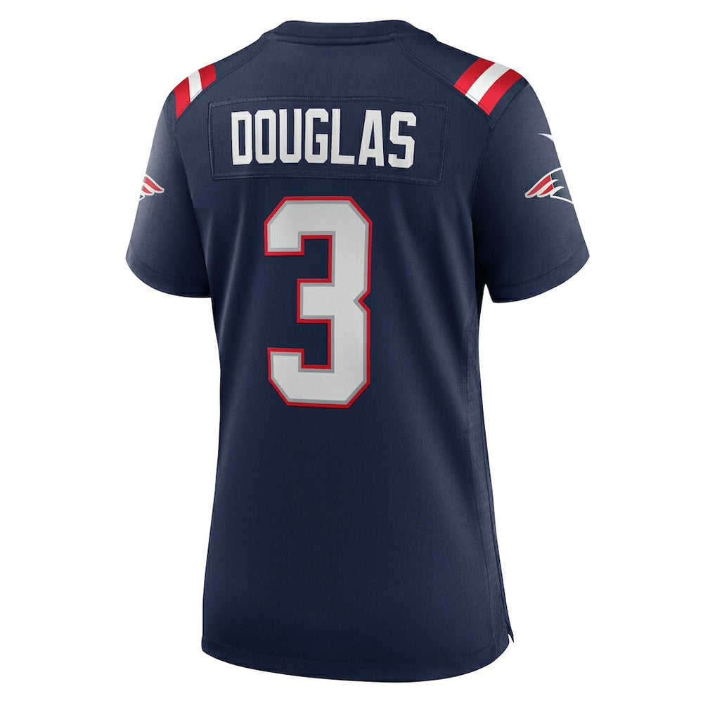 NFL Demario Douglas New England Patriots Women's Game Jersey - Navy