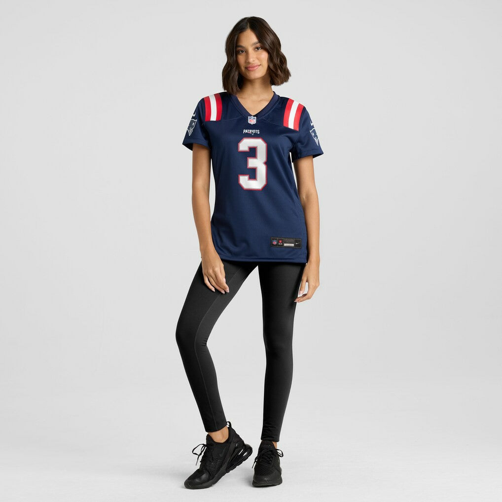 NFL Demario Douglas New England Patriots Women's Game Jersey - Navy
