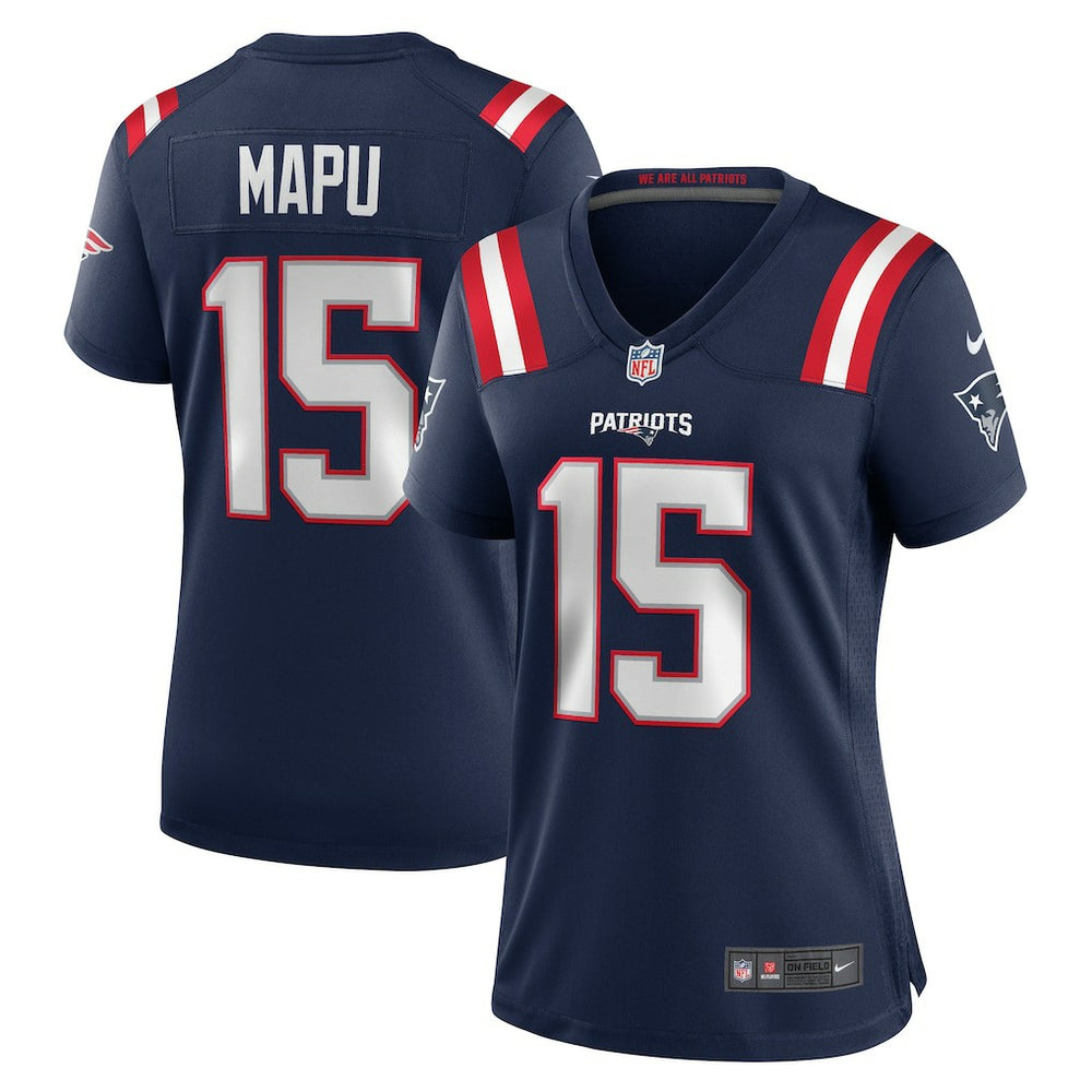 NFL Marte Mapu New England Patriots Women's Game Jersey - Navy