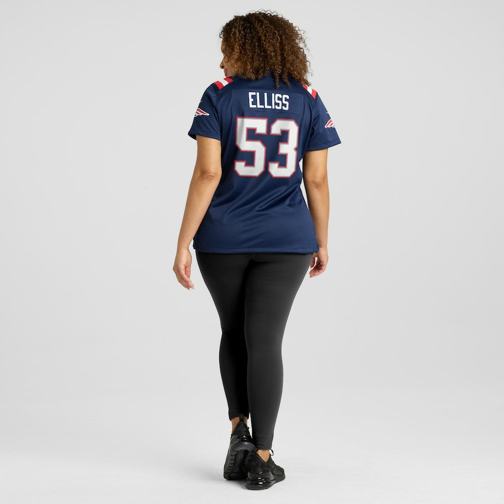 NFL Christian Elliss New England Patriots Women's Game Jersey - Navy