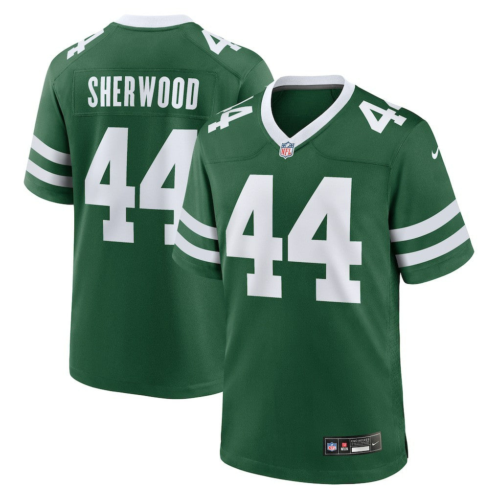 Jamien Sherwood New York Jets Team Game Jersey Legacy Green