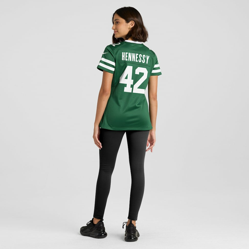 Thomas Hennessy New York Jets Women's Game Jersey Legacy Green
