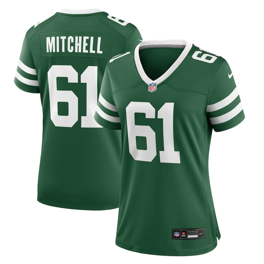 Max Mitchell New York Jets Women's Game Jersey Legacy Green