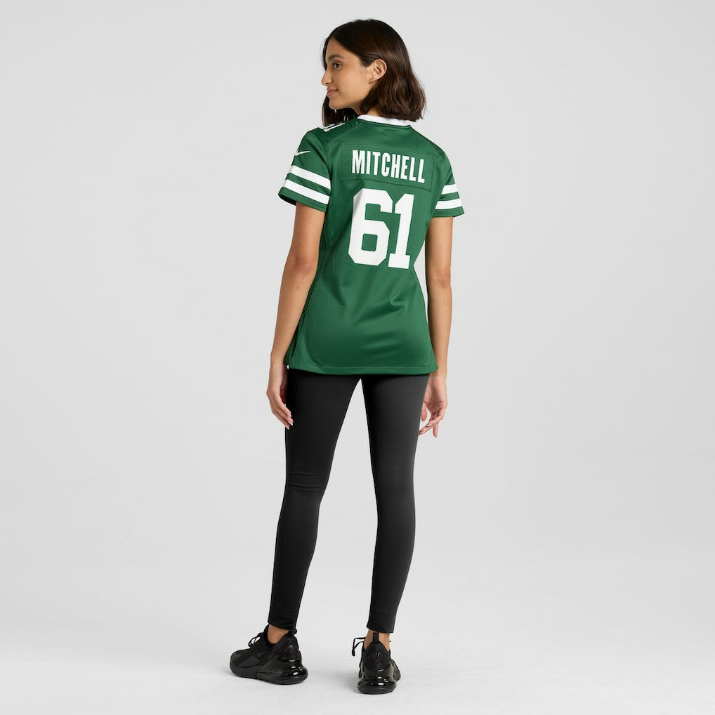 Max Mitchell New York Jets Women's Game Jersey Legacy Green