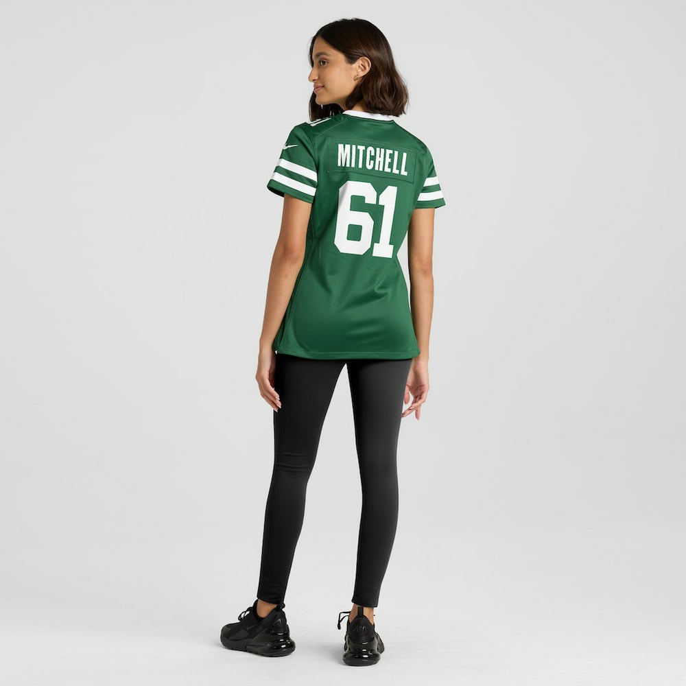 Max Mitchell New York Jets Women's Game Jersey Legacy Green
