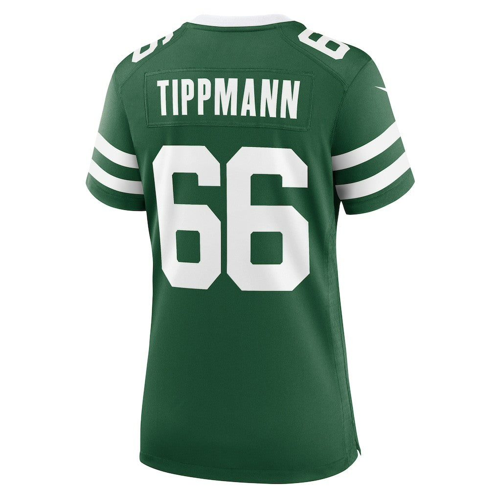 Joe Tippmann New York Jets Women's Game Jersey Legacy Green