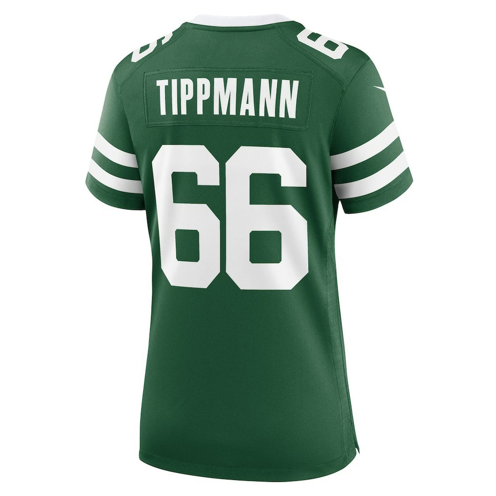 Joe Tippmann New York Jets Women's Game Jersey Legacy Green