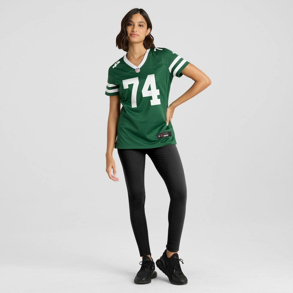 Olu Fashanu New York Jets Women's Game Jersey Legacy Green