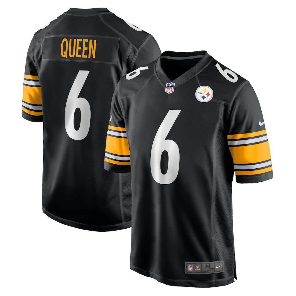 Patrick Queen Pittsburgh Steelers Game Jersey Black