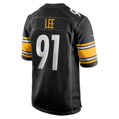 Logan Lee Pittsburgh Steelers Game Jersey Black