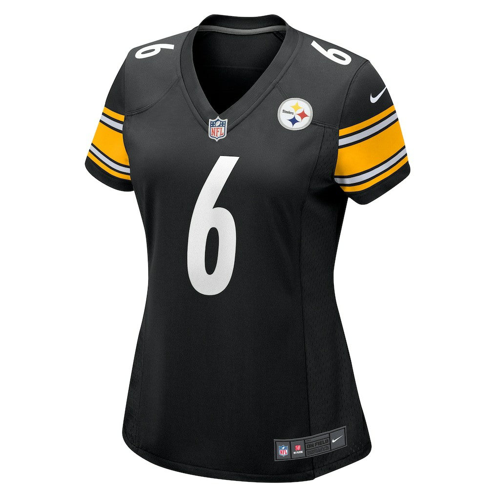 Patrick Queen Pittsburgh Steelers Women's Team Game Jersey Black