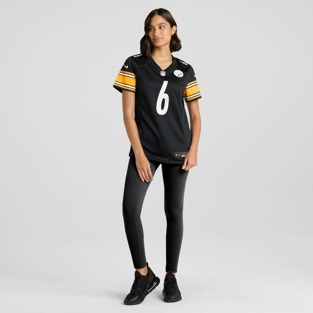 Patrick Queen Pittsburgh Steelers Women's Team Game Jersey Black