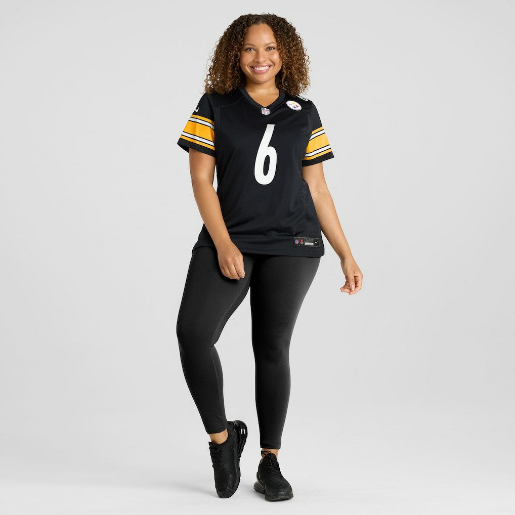 Patrick Queen Pittsburgh Steelers Women's Team Game Jersey Black