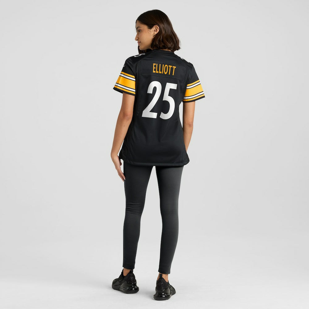 DeShon Elliott Pittsburgh Steelers Women's Team Game Jersey Black