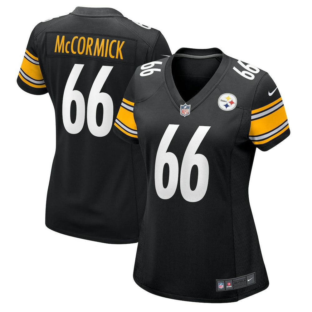 Mason McCormick Pittsburgh Steelers Women's Team Game Jersey Black