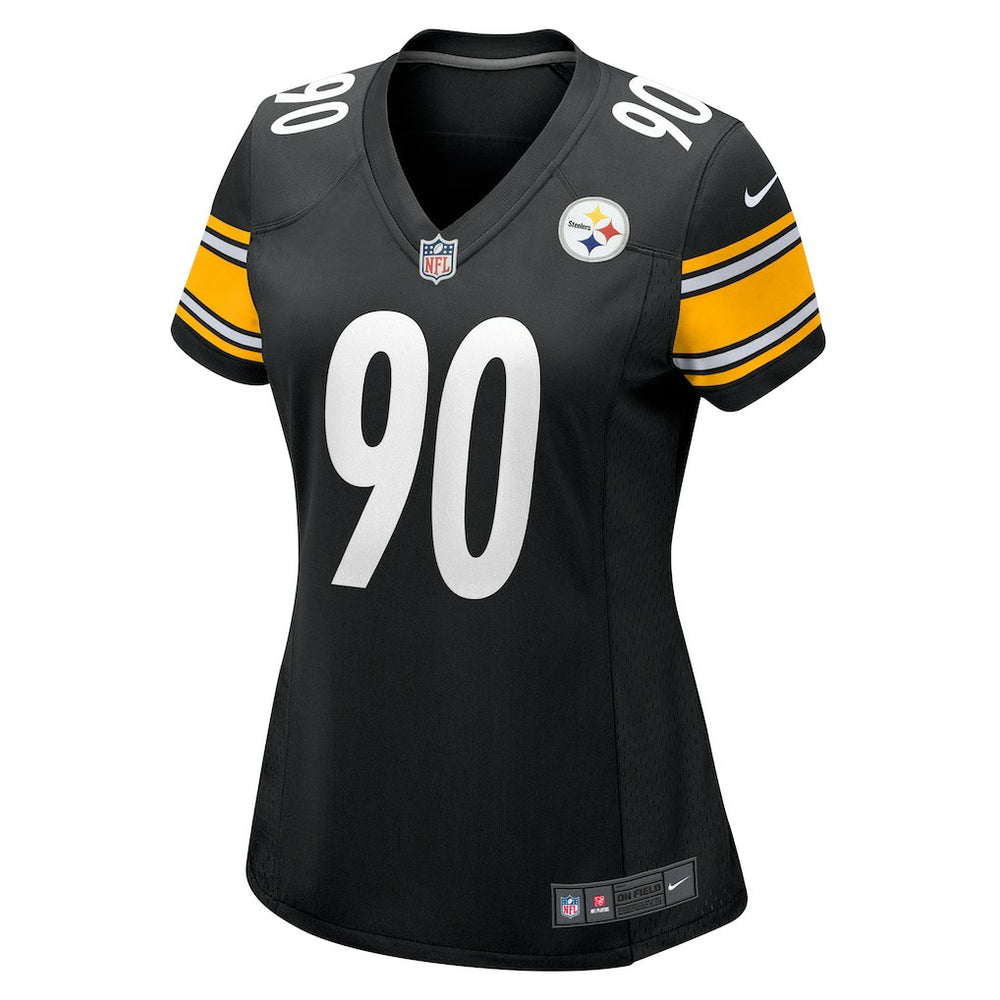 T.J. Watt Pittsburgh Steelers Women's Team Game Jersey Black