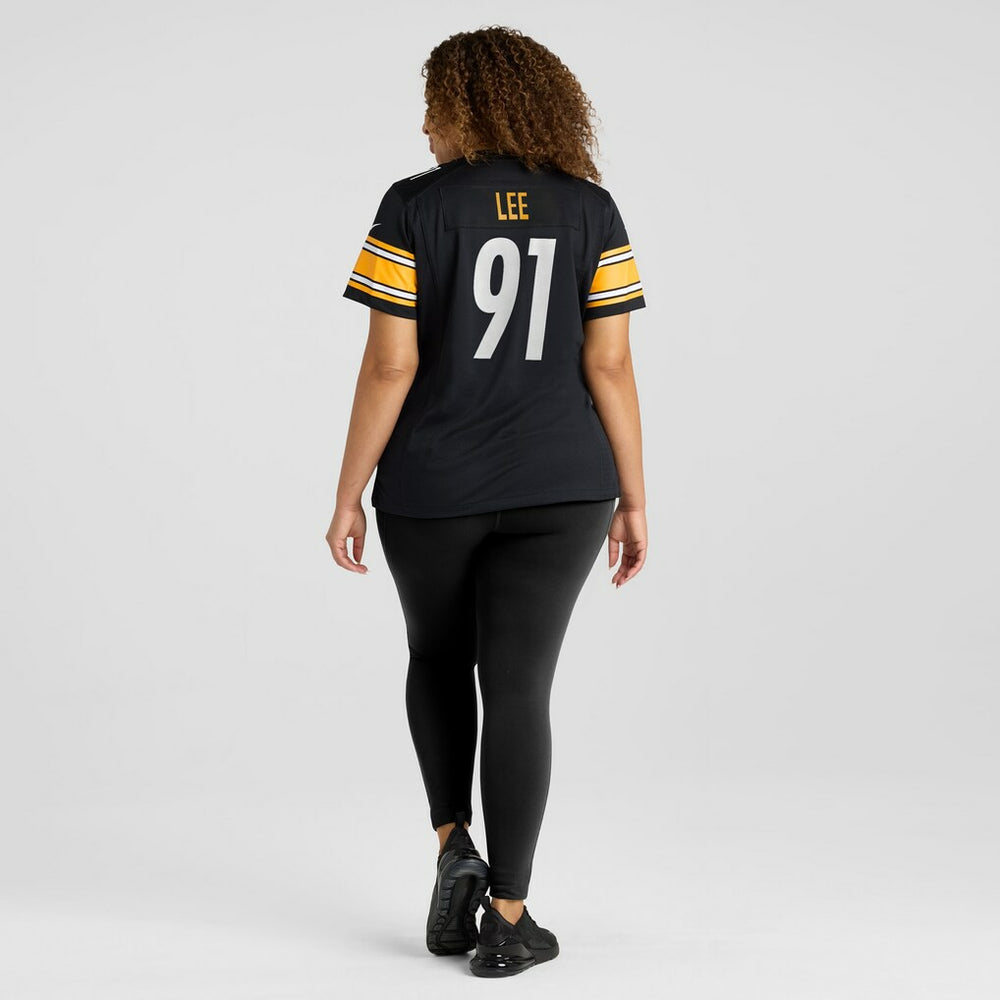 Logan Lee Pittsburgh Steelers Women's Team Game Jersey Black