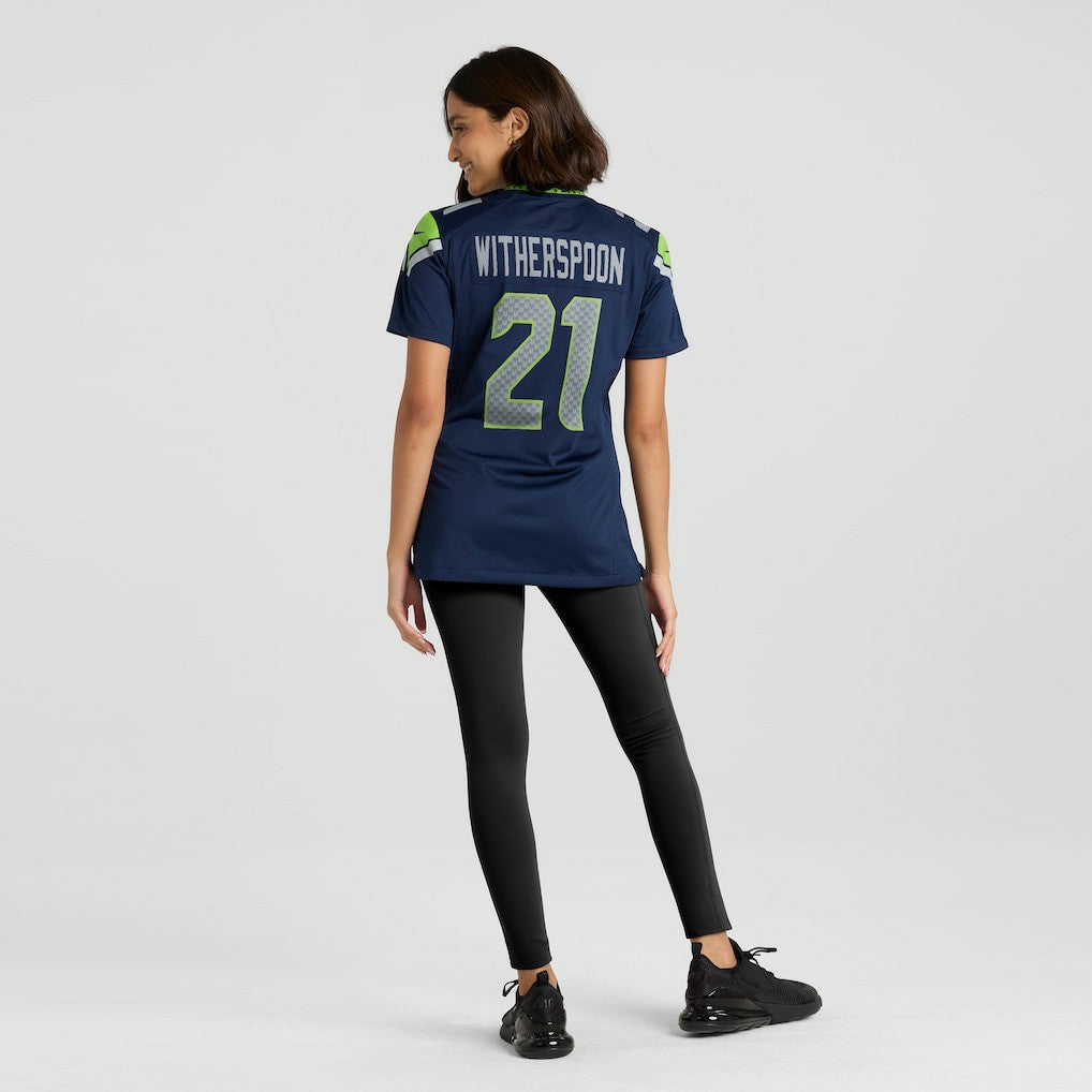 NFL Devon Witherspoon Seattle Seahawks Women's Team Game Jersey - College Navy