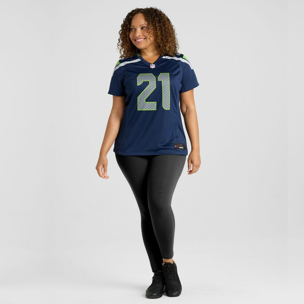 NFL Devon Witherspoon Seattle Seahawks Women's Team Game Jersey - College Navy