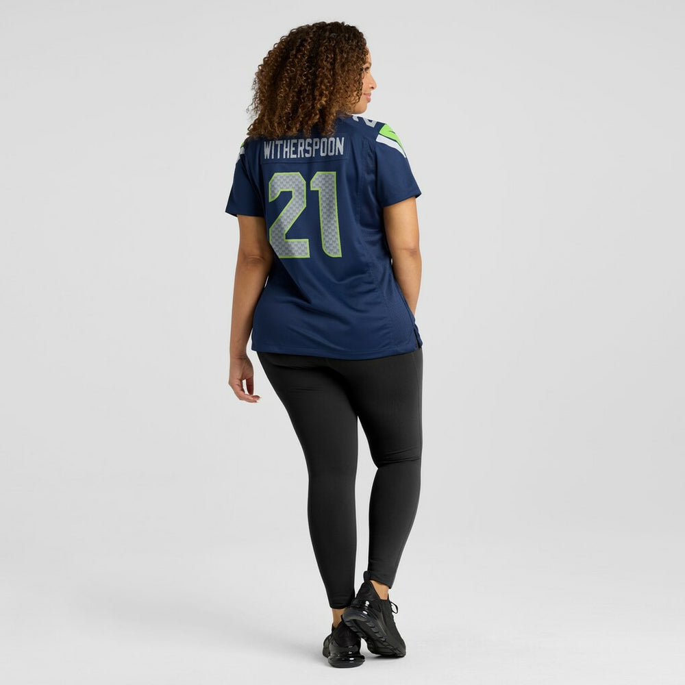NFL Devon Witherspoon Seattle Seahawks Women's Team Game Jersey - College Navy