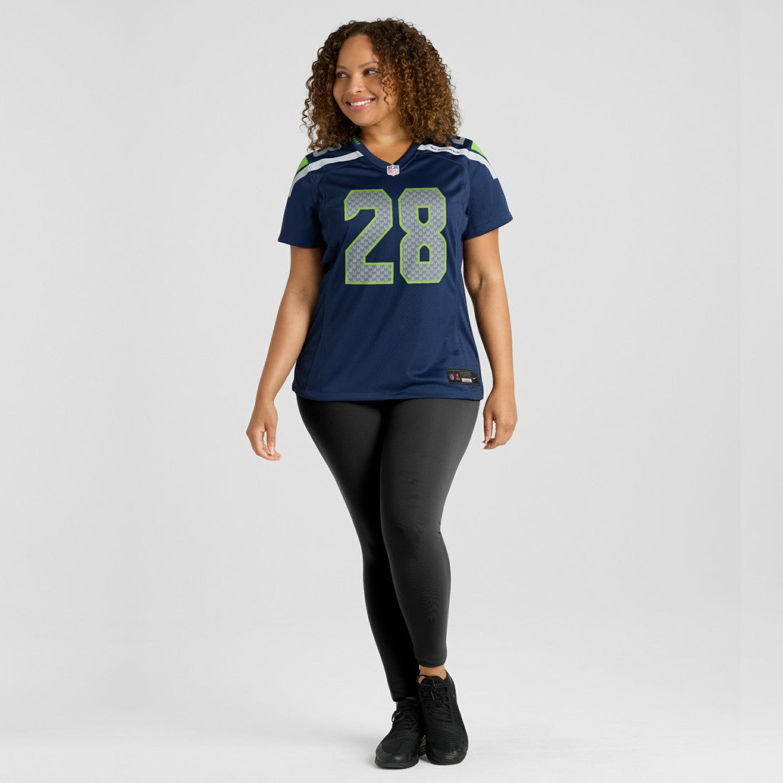 Nehemiah Pritchett Seattle Seahawks Women's Team Game Jersey College Navy