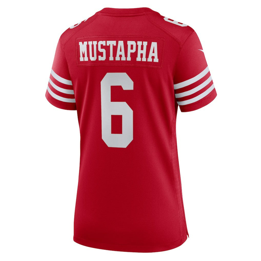 Malik Mustapha San Francisco 49ers Women's Team Game Jersey Scarlet